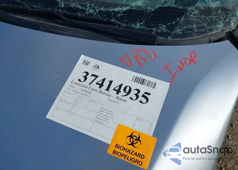 2016 Subaru Legacy 2.5I Premium z USA, uszkodzony, nr VIN 4S3BNAC60G3026574